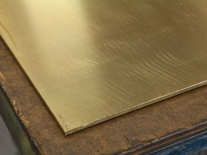 Латунная плита 100 мм 1000 мм Л68 ГОСТ 2208-2007