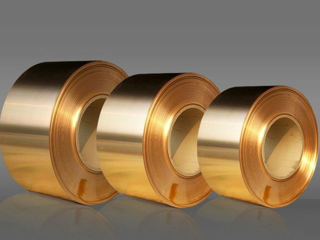 Бронзовая лента 0,02 мм БрБ2Т ГОСТ 1789-2013