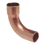 Медно-никелевый отвод 90 90 мм 5 мм МНЖМЦ11-1-1,1-0,6 ТУ 1847-024-75659417-06