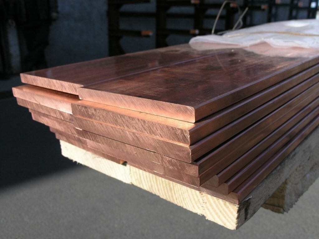 Медная полоса 2,2 мм М1 ГОСТ 1173-2006