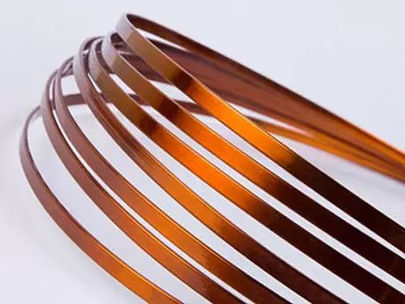 Медная проволока прямоугольная 4 мм 2 мм ПМТ ГОСТ 434-78