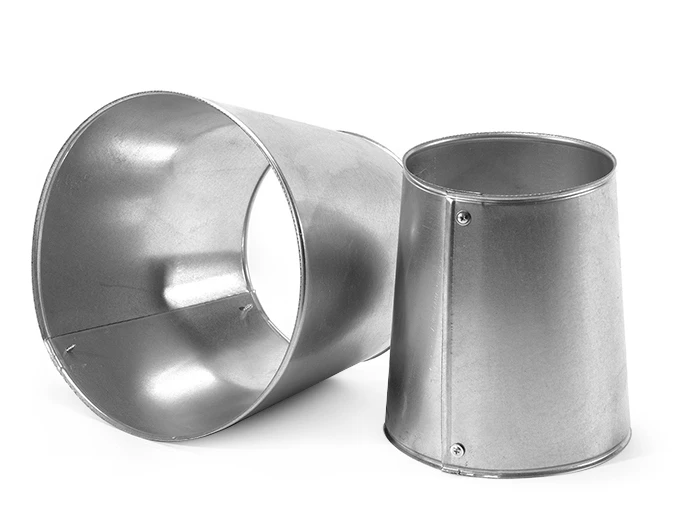 Переход кожуха из нержавеющей стали 165 мм
