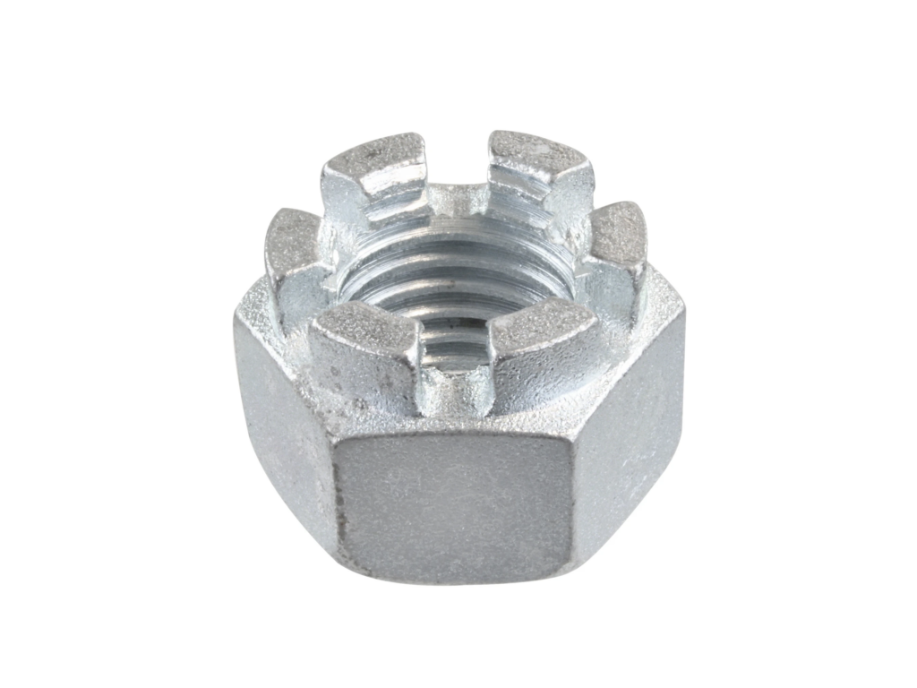 Шестигранные гайки прорезные 6 мм 1 мм 7.7 мм 2 мм ГОСТ 5918-73