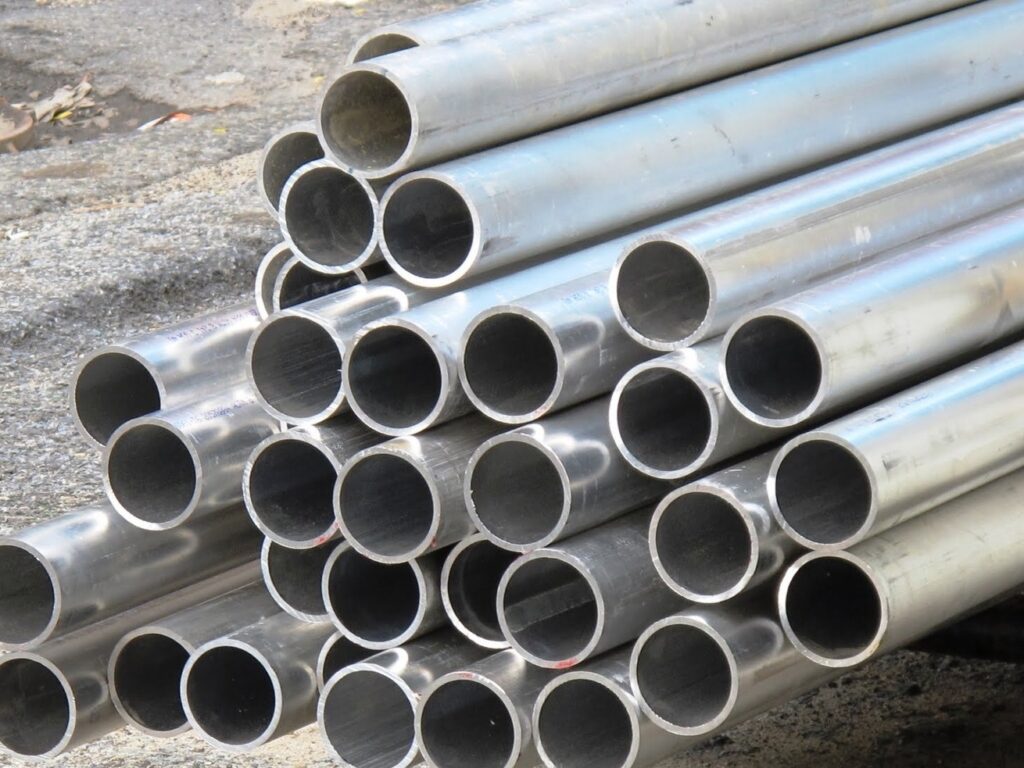 Труба Б/У из цветного металла алюминиевая 95 мм 2 мм Д1