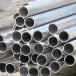 Труба Б/У из цветного металла алюминиевая 95 мм 5 мм АД1